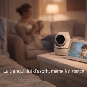 Babyphone camera 7” – Double caméra - écran 1080P & vision nocturne – Image 6