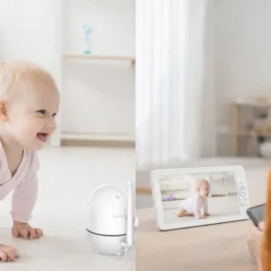 Babyphone camera 7” – Double caméra - écran 1080P & vision nocturne – Image 3