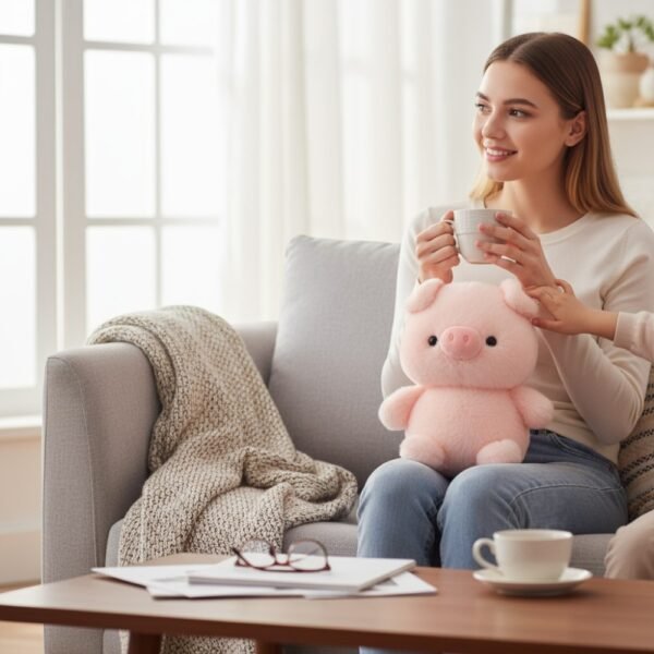 Peluche Cochon Adorable – Doudou Enfant