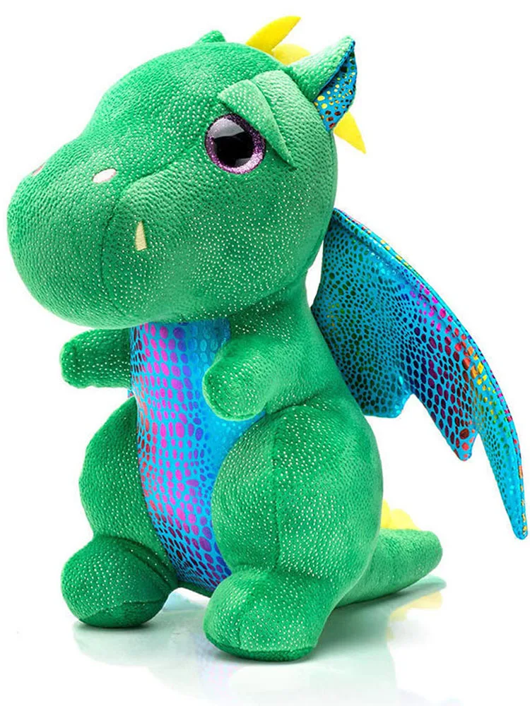 Peluche dragon vert