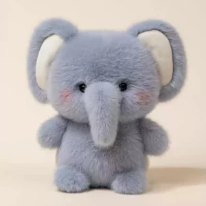 Peluche Éléphant - Doudou gris ultra doux – Image 3