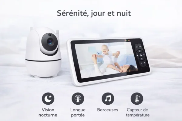 Babyphone vidéo caméras – description fiche produit