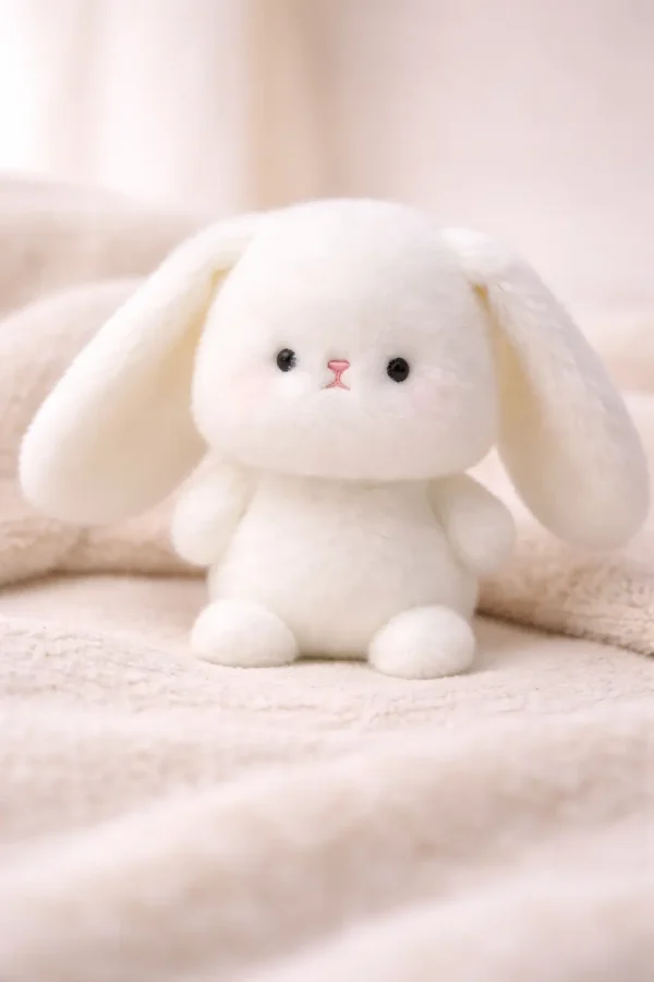 Peluche Lapin Blanc  – Doudou Bébé