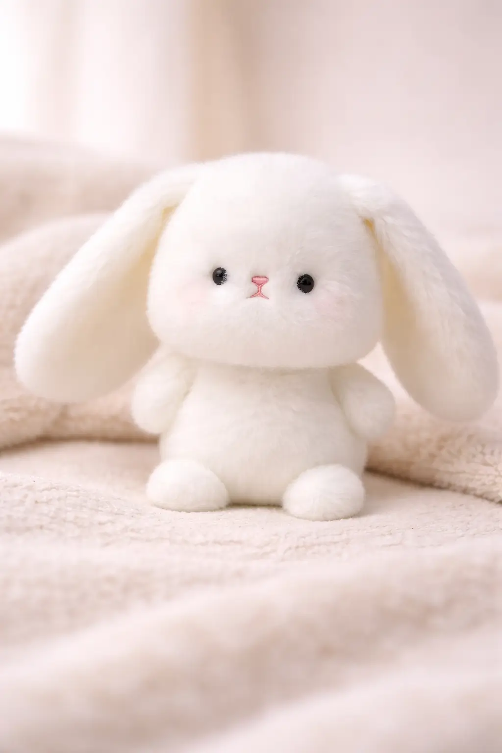 Peluche Lapin Blanc  – Doudou Bébé – Image 3