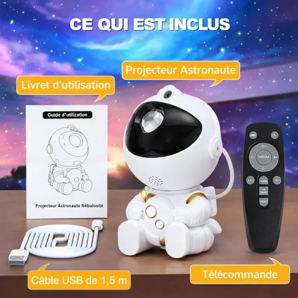 Veilleuse Astronaute - projection plafond
