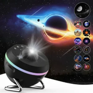 Projecteur Galaxie – Veilleuse Ciel Étoilé avec 13 Projections