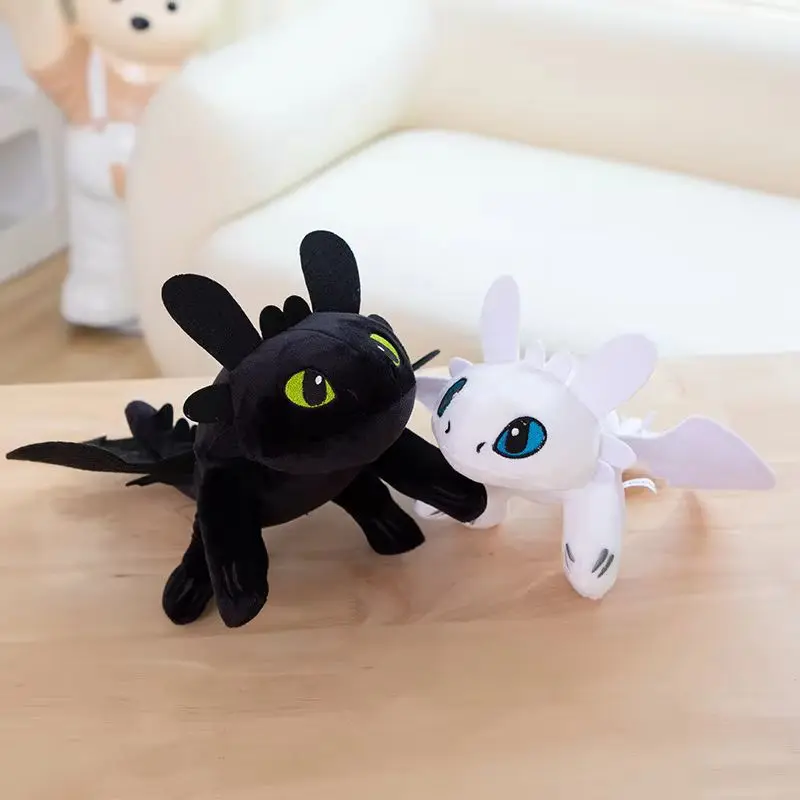 Peluche dragon Blanc – Doudou dragon doux – Image 3