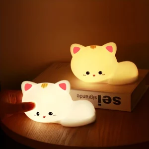Veilleuse Chat Mignon Lampe LED Douce – Image 5