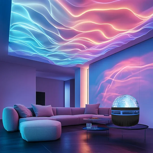 Veilleuse Projecteur Vagues Océan LED