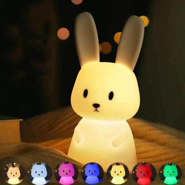 Veilleuse bébé Lapin - Lampe Led