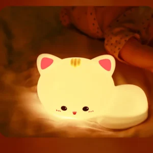 Veilleuse Chat Mignon Lampe LED Douce – Image 4