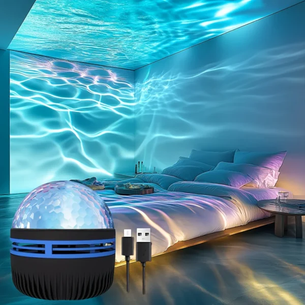 Veilleuse Projecteur Vagues Océan LED