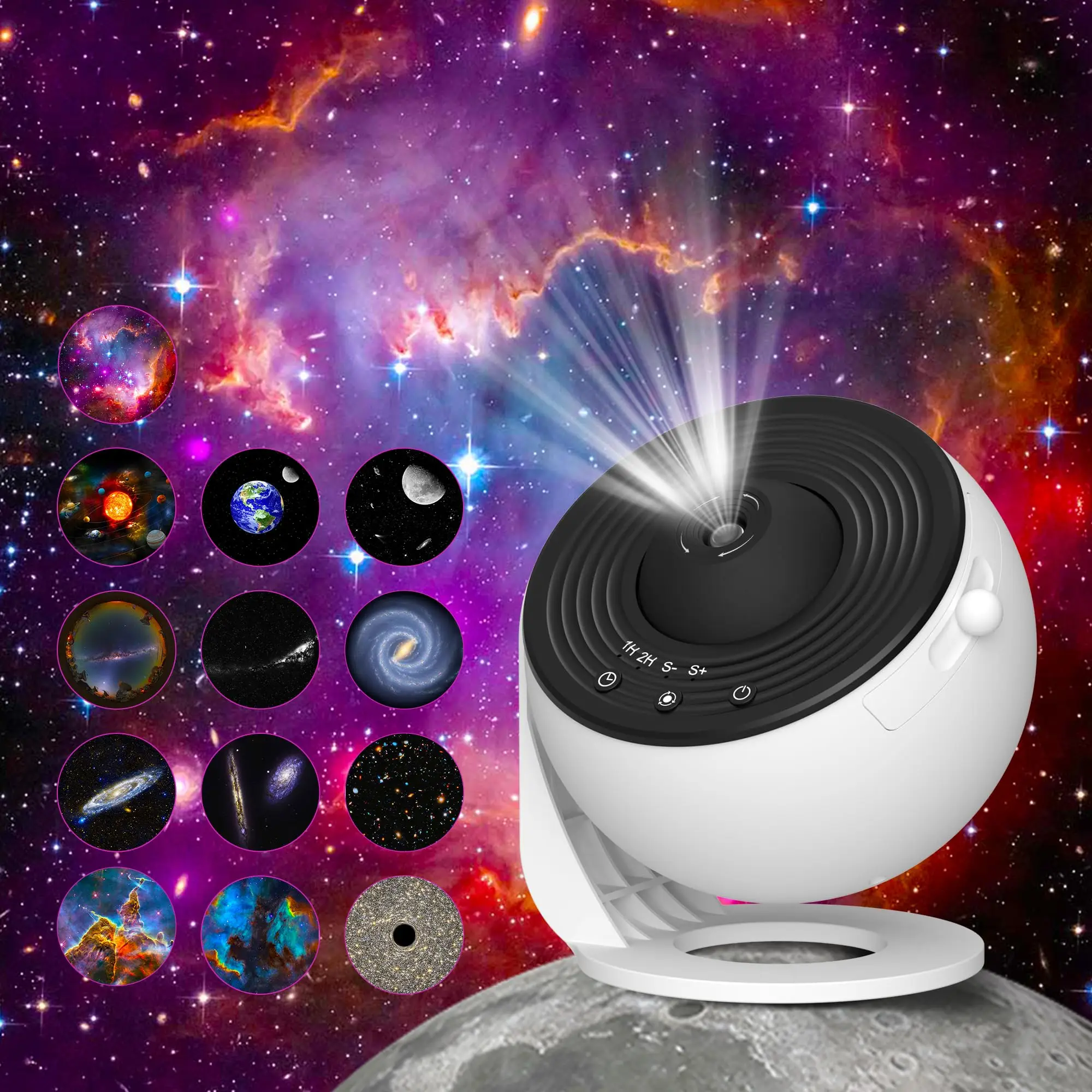 lampe galaxie projection plafond