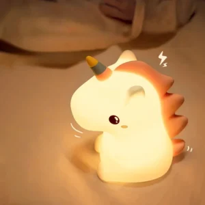 Veilleuse Bébé Licorne – Lampe Tactile – Image 6