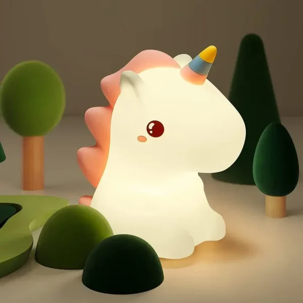 Veilleuse Bébé Licorne – Lampe Tactile