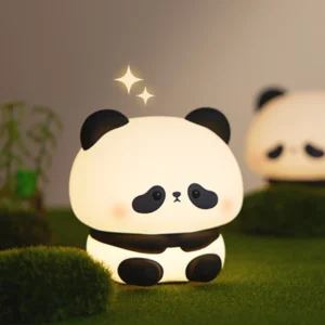 Veilleuse Bébé Panda  – Lampe d’Ambiance Douce