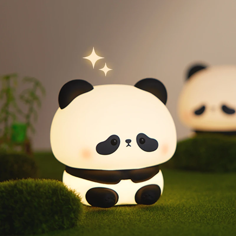 Veilleuse Bébé Panda  – Lampe d’Ambiance Douce – Image 1