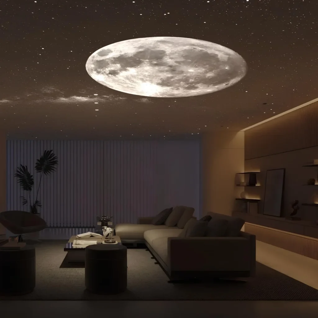 Projecteur Galaxie Blanc – Veilleuse ciel étoilé