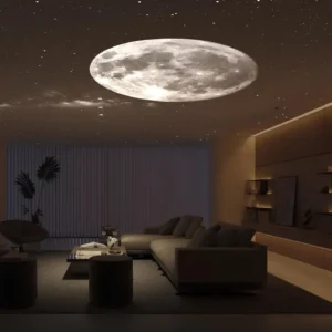 Projecteur Galaxie Blanc – Veilleuse ciel étoilé – Image 3