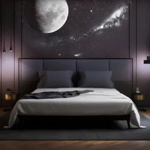 projecteur galaxie blanc plafond