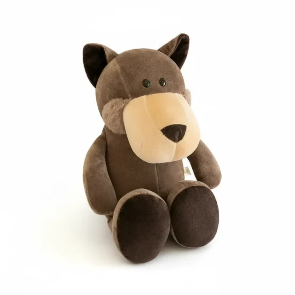 peluche loup compagnon bebe