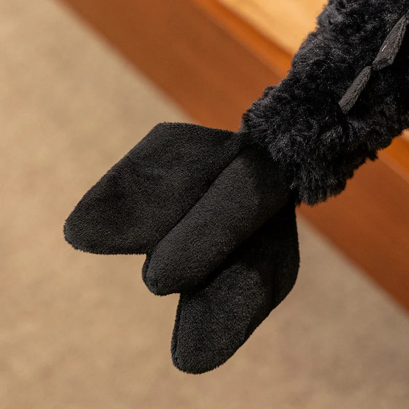 Peluche dragon géant – Grand doudou dragon noir – Image 3