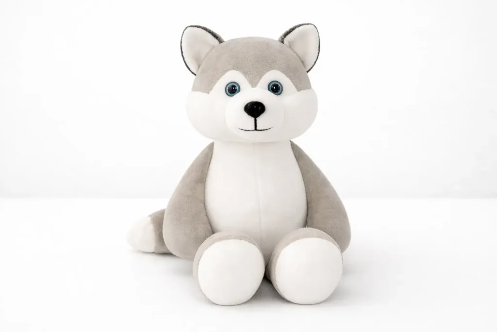 peluche loup doudou enfant