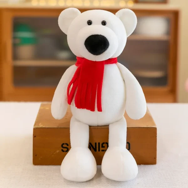 peluche ours blanc enfant & bebe