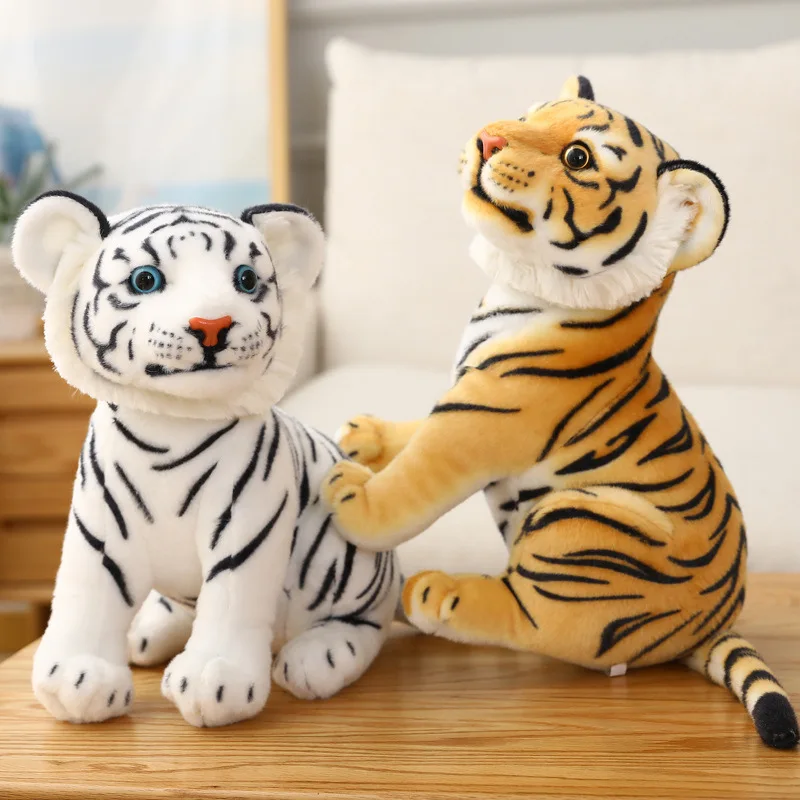 peluche tigre blanc lumiabebe