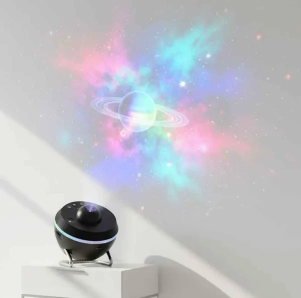Projecteur Galaxie – Veilleuse Ciel Étoilé avec 13 Projections
