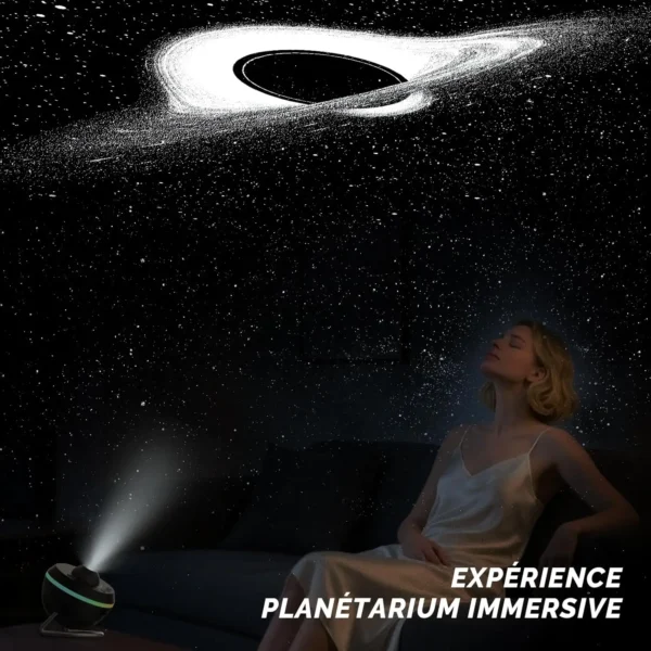 Projecteur Galaxie – Veilleuse Ciel Étoilé avec 13 Projections