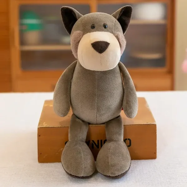 peluche loup mignon