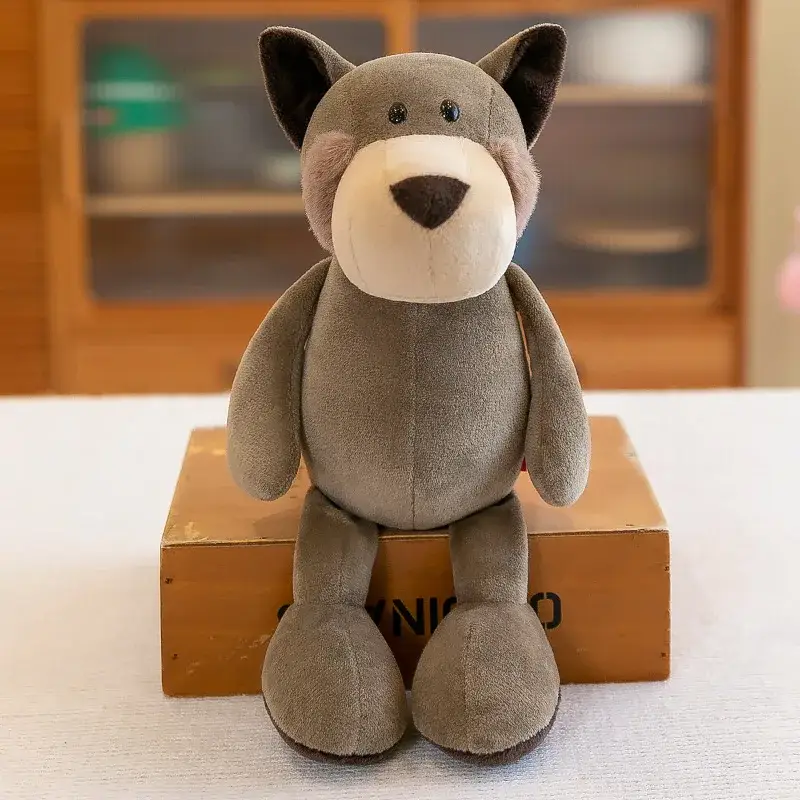 peluche loup mignon