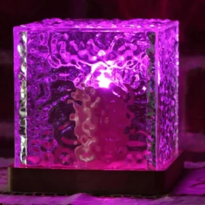 Veilleuse Led - Lampe Cube Cristal – Image 2