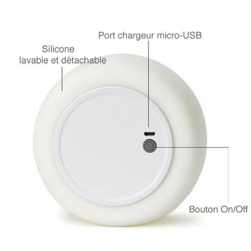 Veilleuse bébé Chat – Lampe Tactile Silicone – Image 5