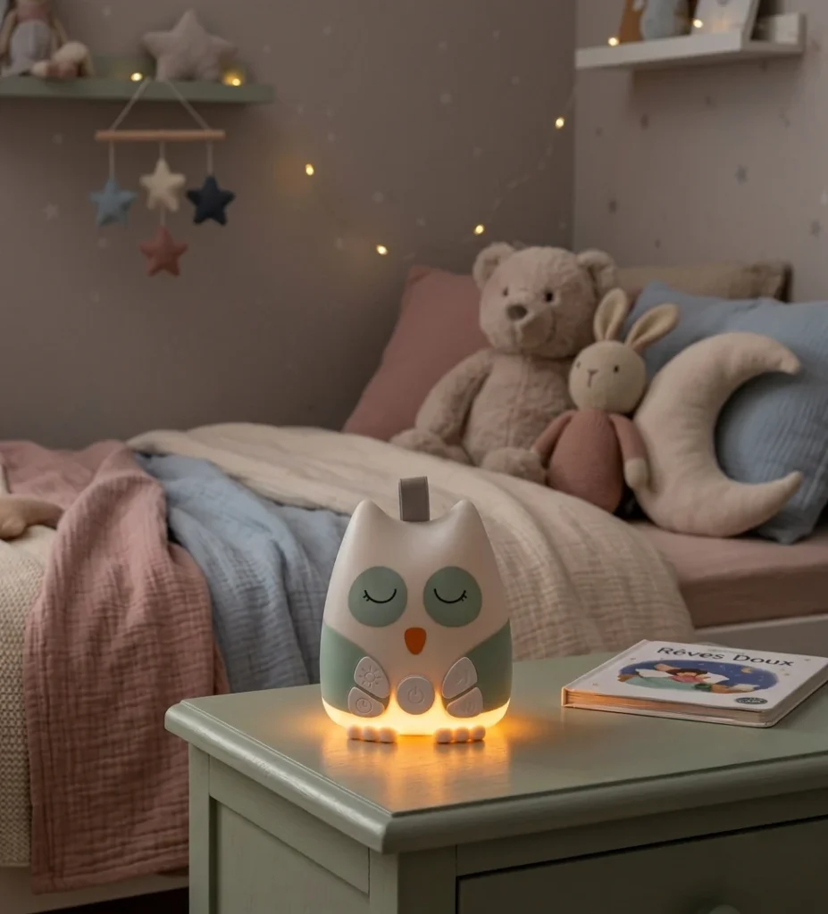 veilleuse bébé à bruit blanc